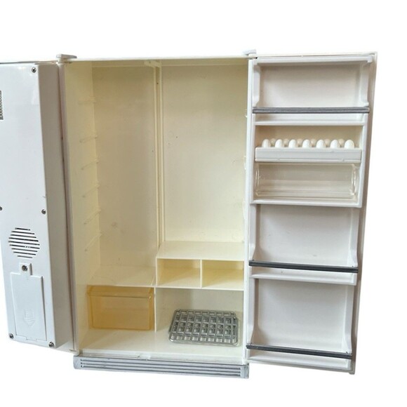 Tyco Vintage Kitchen Littles Deluxe Kitchen Center Refrigerator Stove WORKS READ - Picture 13 of 15